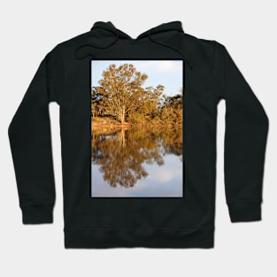 River Murray Reflections Late Afternoon Hoodie